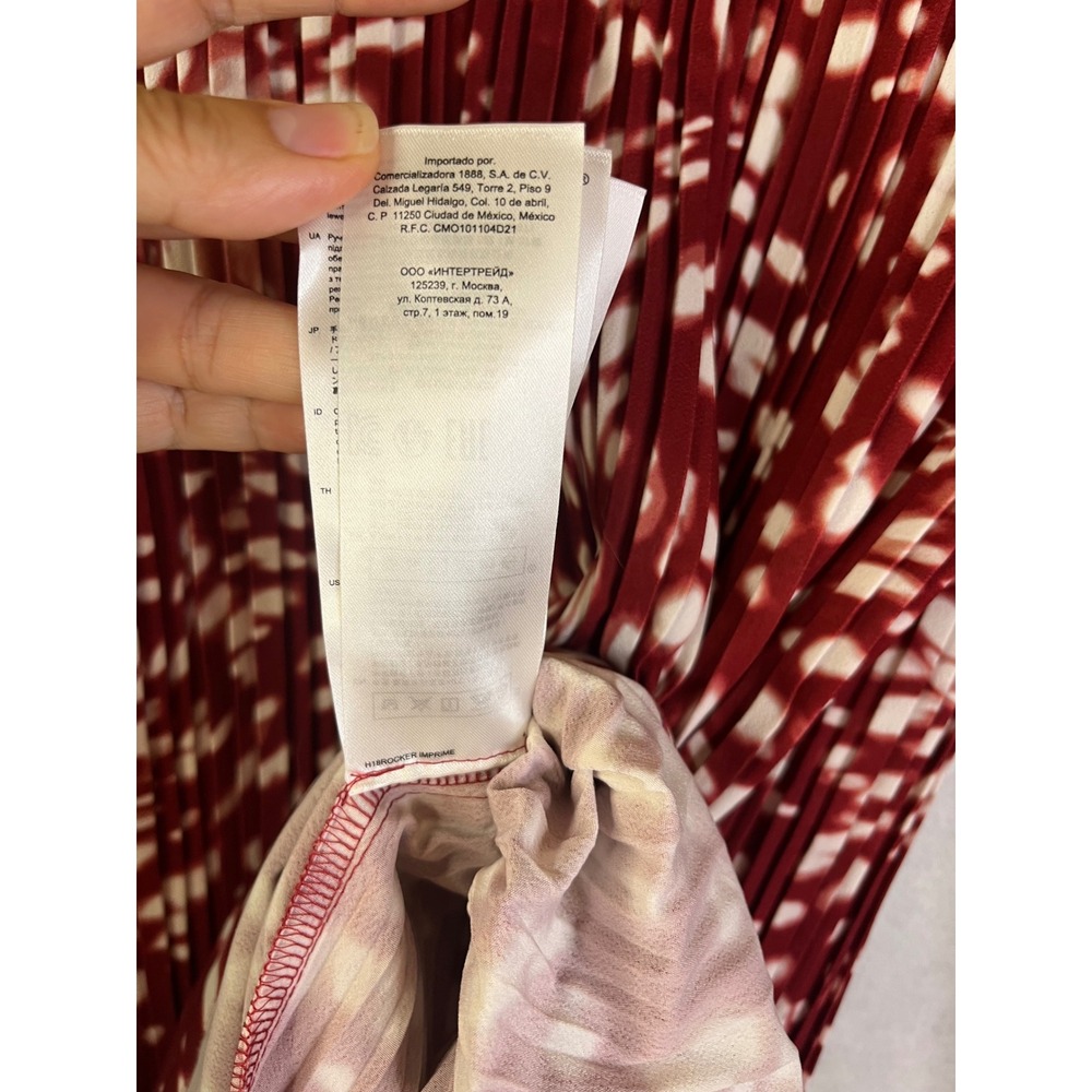 Maje Rocker Shift Dress Red White Sz 1 / US Sz S - Picture 11 of 11